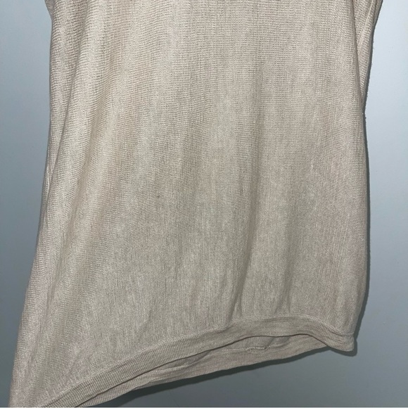 Talula Babaton Linen Sweater Women's Size  XXS Oversized Beige Long Sleeve Light - Picture 3 of 8